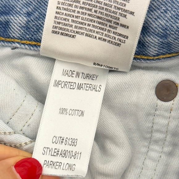 Agolde Parker Long Shorts Swapmeet - Picture 6 of 7